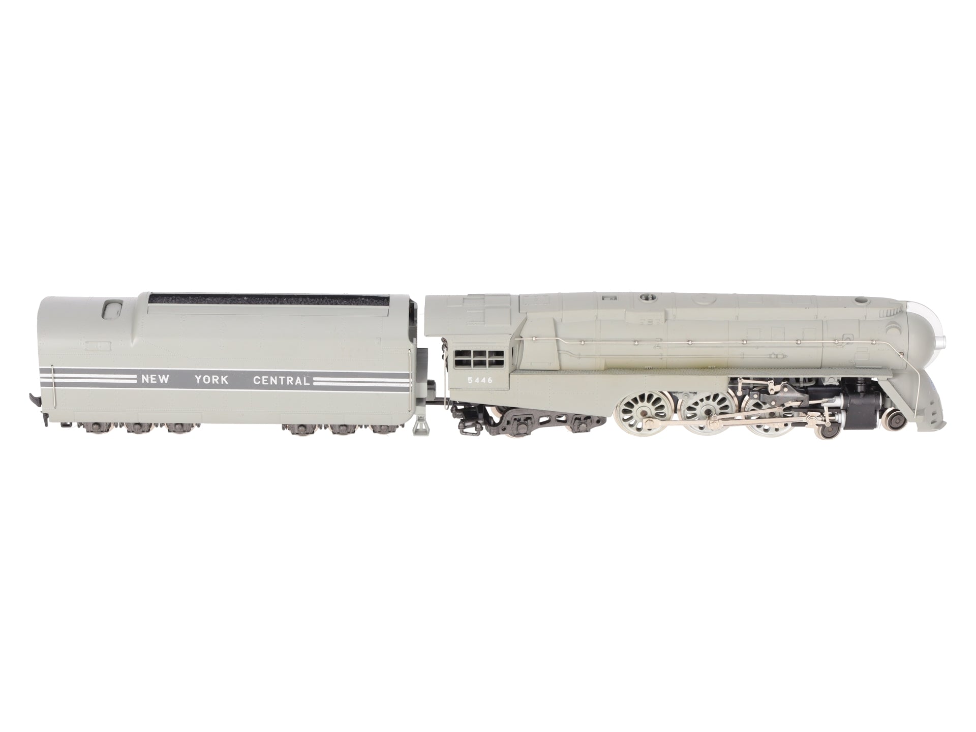 AHM 5095-B HO NYC Streamlined Hudson 4-6-4 Steam Locomotive w/ Tender #5446 VG/Box