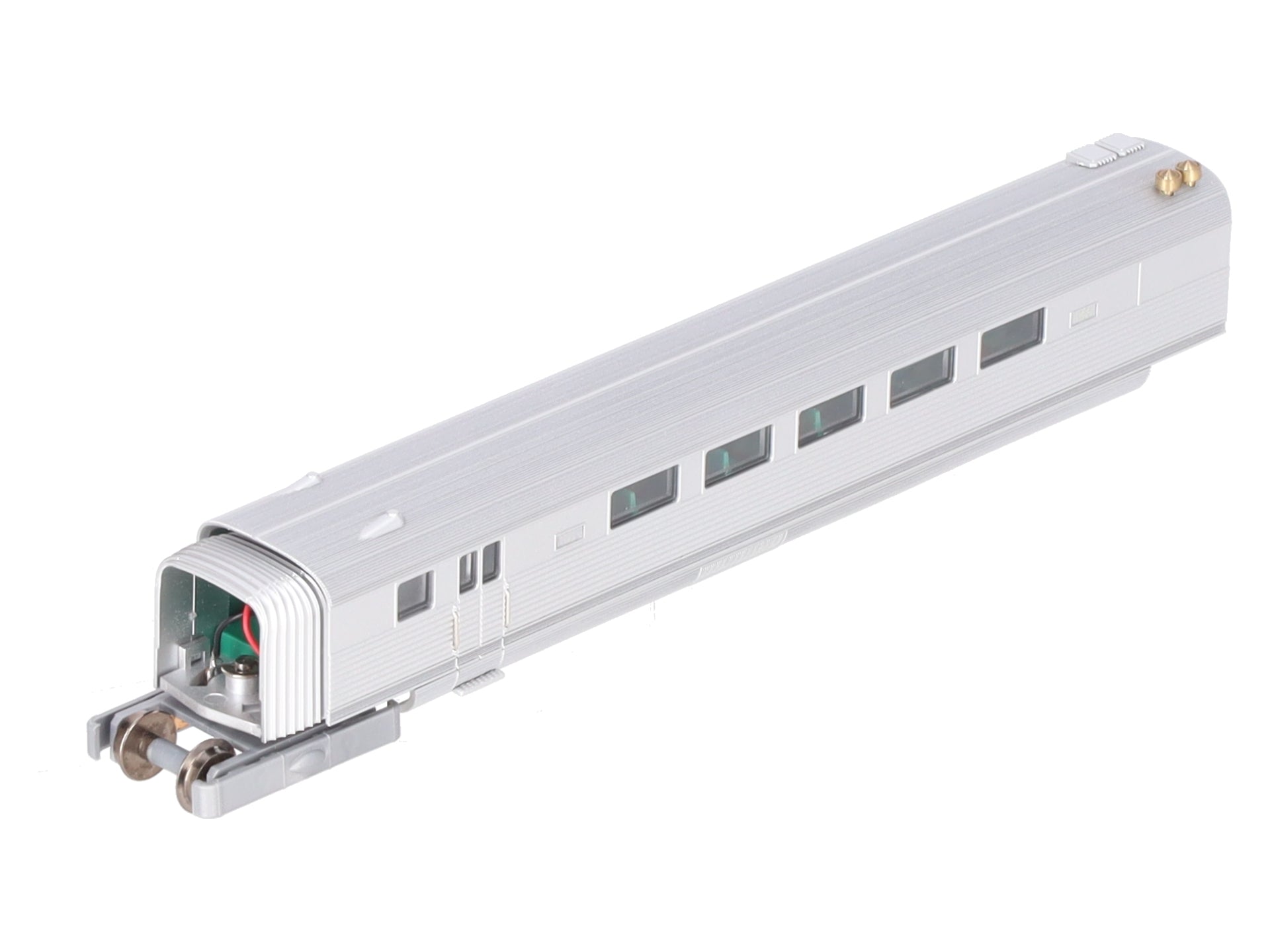 Con-Cor 0001-008733 N Scale Zephyr Add-On Silver Passenger Car NIB