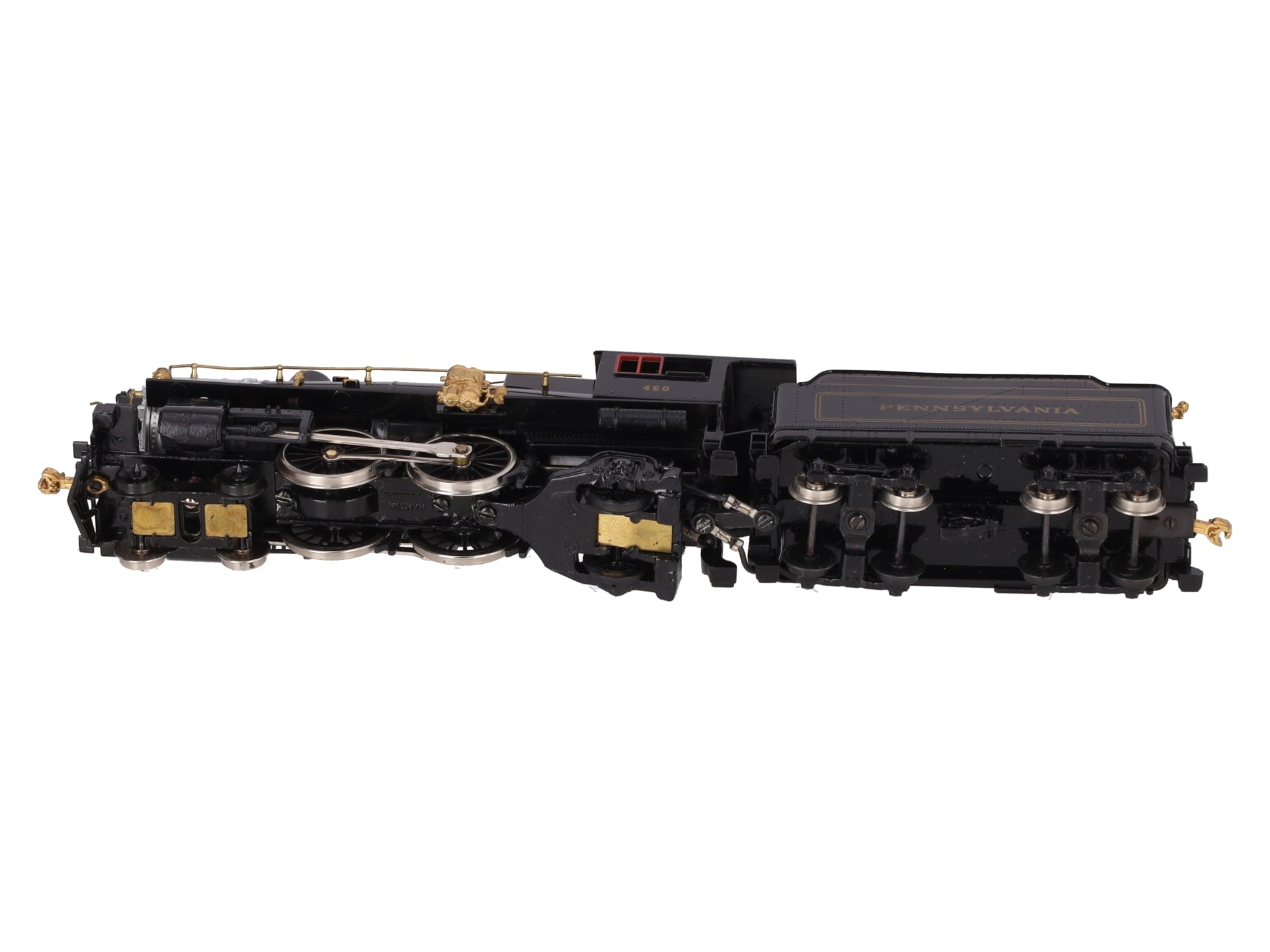 Mantua 03008 HO PRR 4-4-2 Steam Locomotive and Tender 