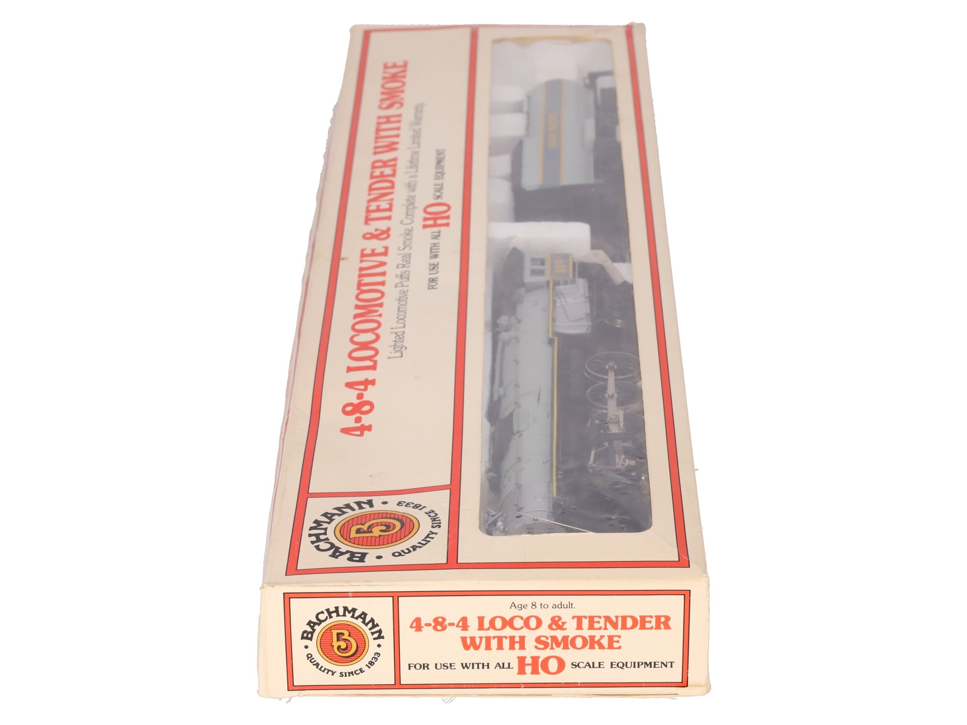 Bachmann 41-0535-01 HO Union Pacific Overland 4-8-4 Steam Loco & Tender #809 EX/Box