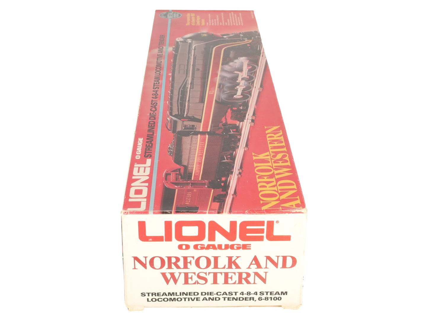 Lionel 6-8100 O Diecast Norfolk & Western 4-8-4 Steam Locomotive & Tender #611 EX/Box