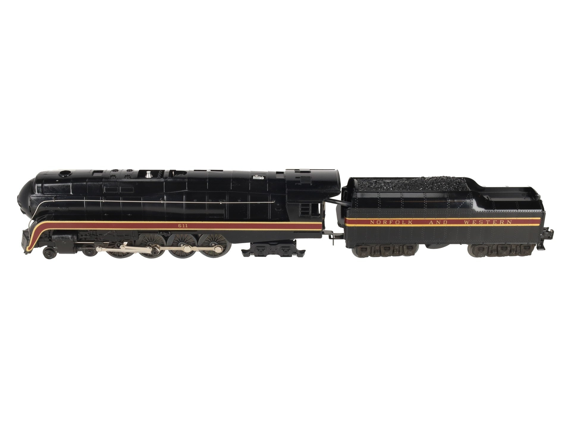 Lionel 6-8100 O Diecast Norfolk & Western 4-8-4 Steam Locomotive & Tender #611 EX/Box