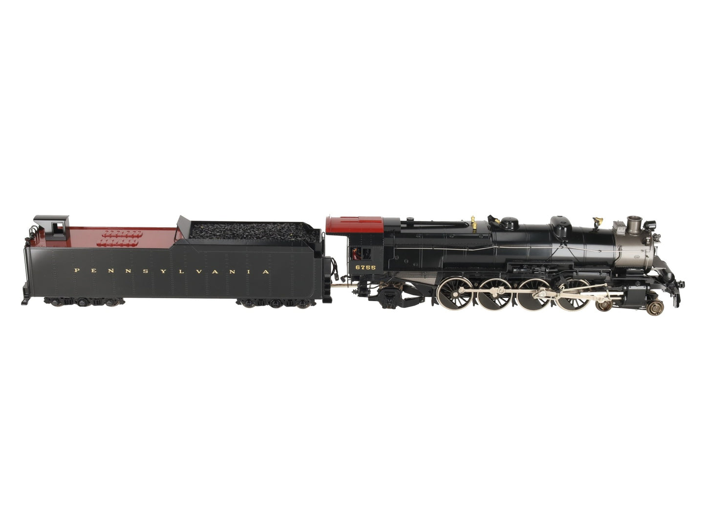 Weaver O Gauge BRASS PRR 4-8-2 M1a Mountain Steam Locomotive w/ Tender #6755-F/P LN/Box