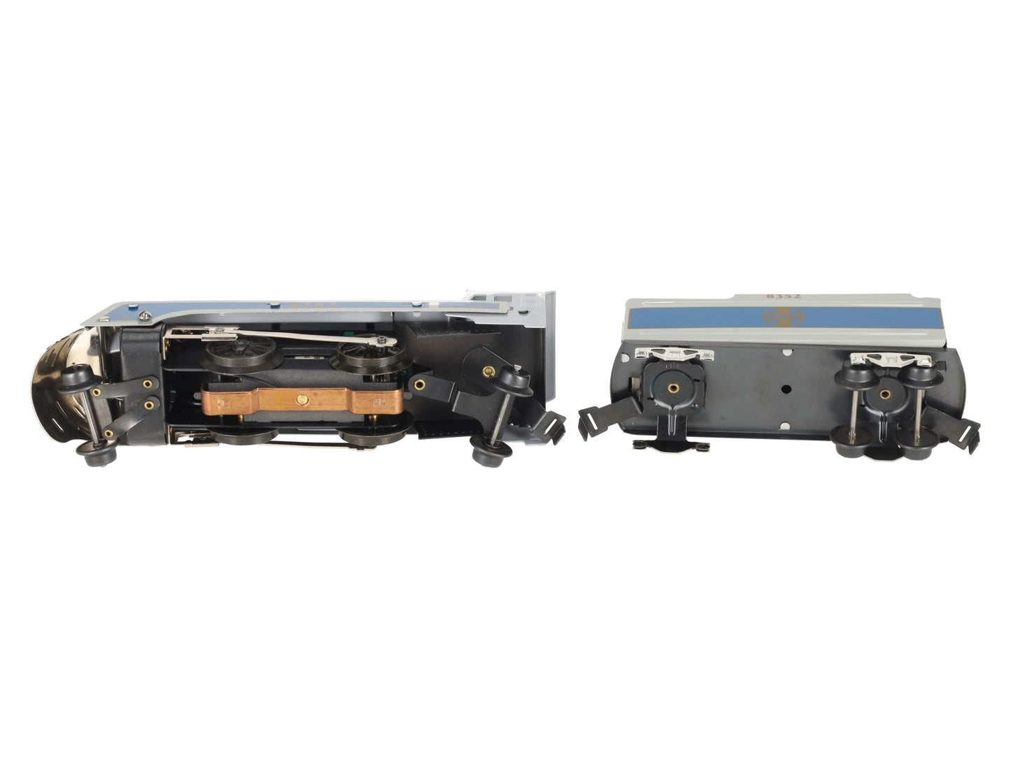 Marx 8352 O Gauge Sante Fe Steam Locomotive w/ Coal Tender #8352 EX/Box