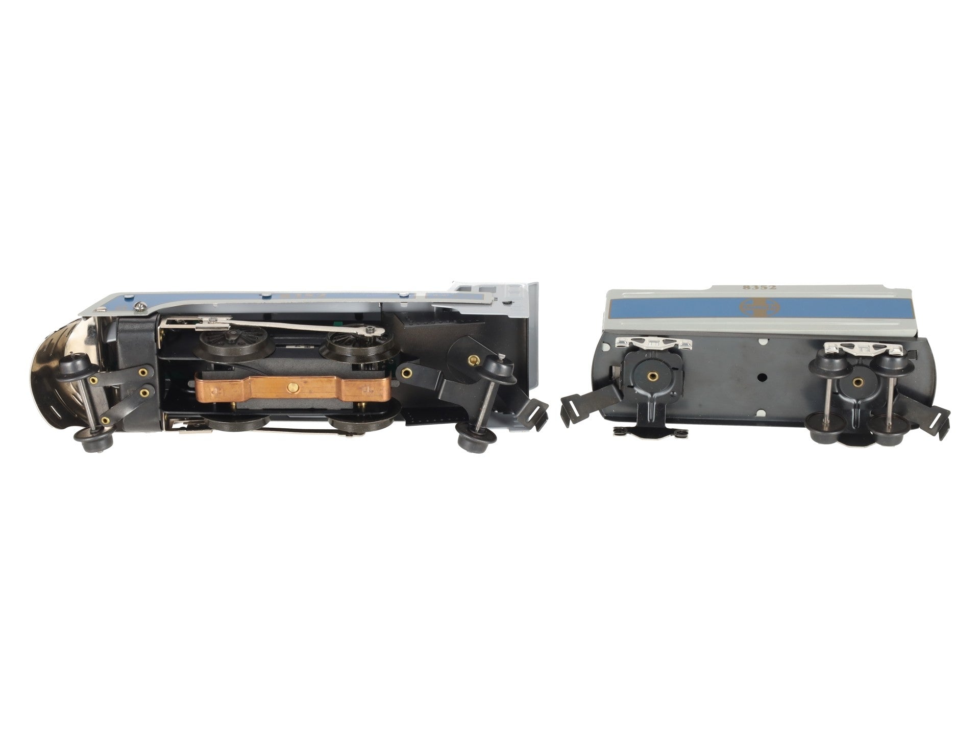Marx 8352 O Gauge Sante Fe Steam Locomotive w/ Coal Tender #8352 EX/Box