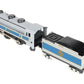 Marx 8352 O Gauge Sante Fe Steam Locomotive w/ Coal Tender #8352 EX/Box