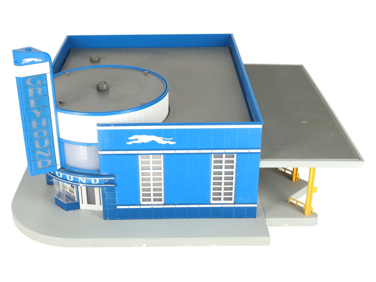 MTH 30-9040 O Gauge Greyhound Bus Station EX