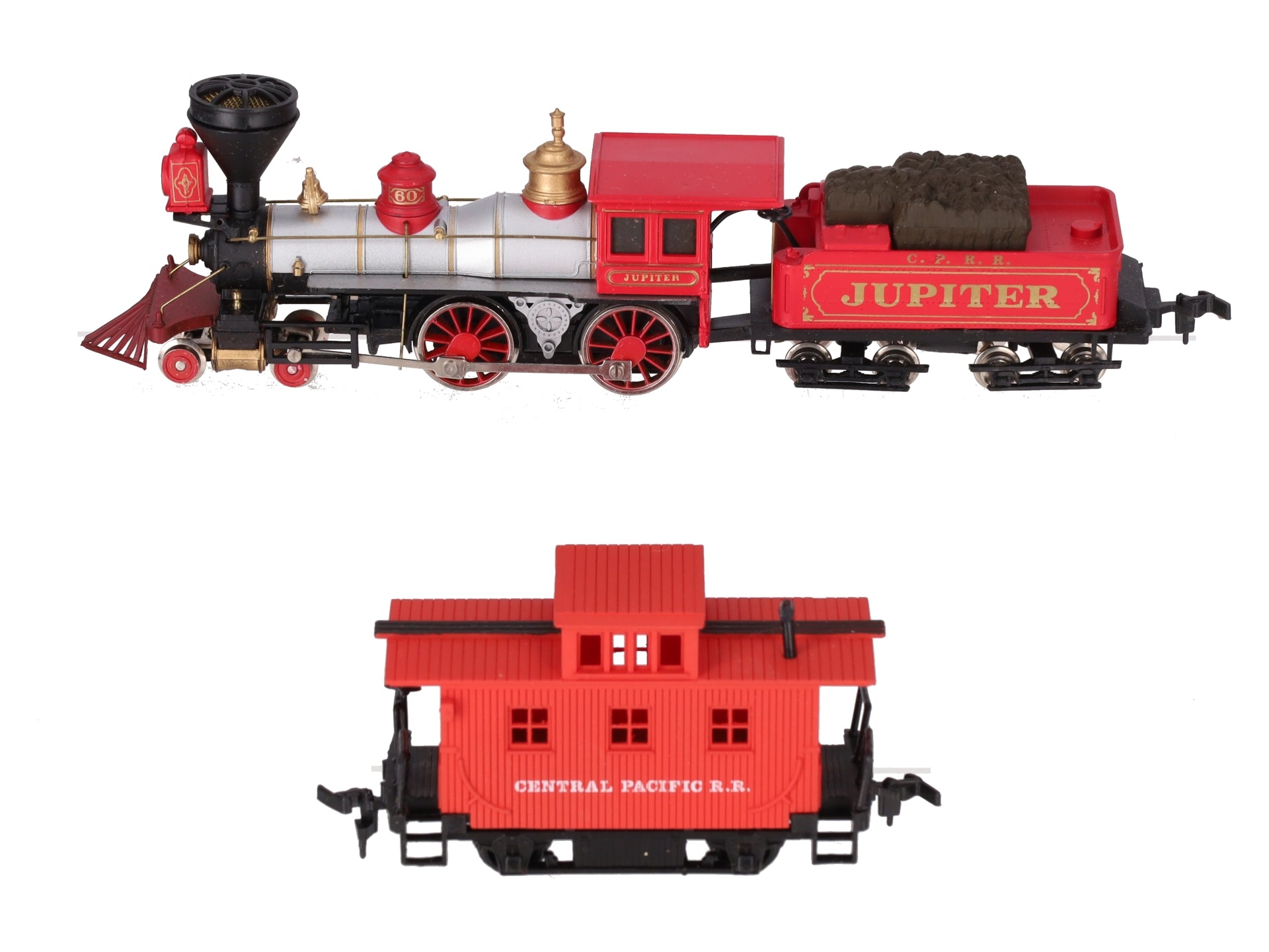 Bachmann 51124 HO Scale CP 4-4-0 Jupiter Steam Locomotive, Tender & Caboose #60 EX/Box