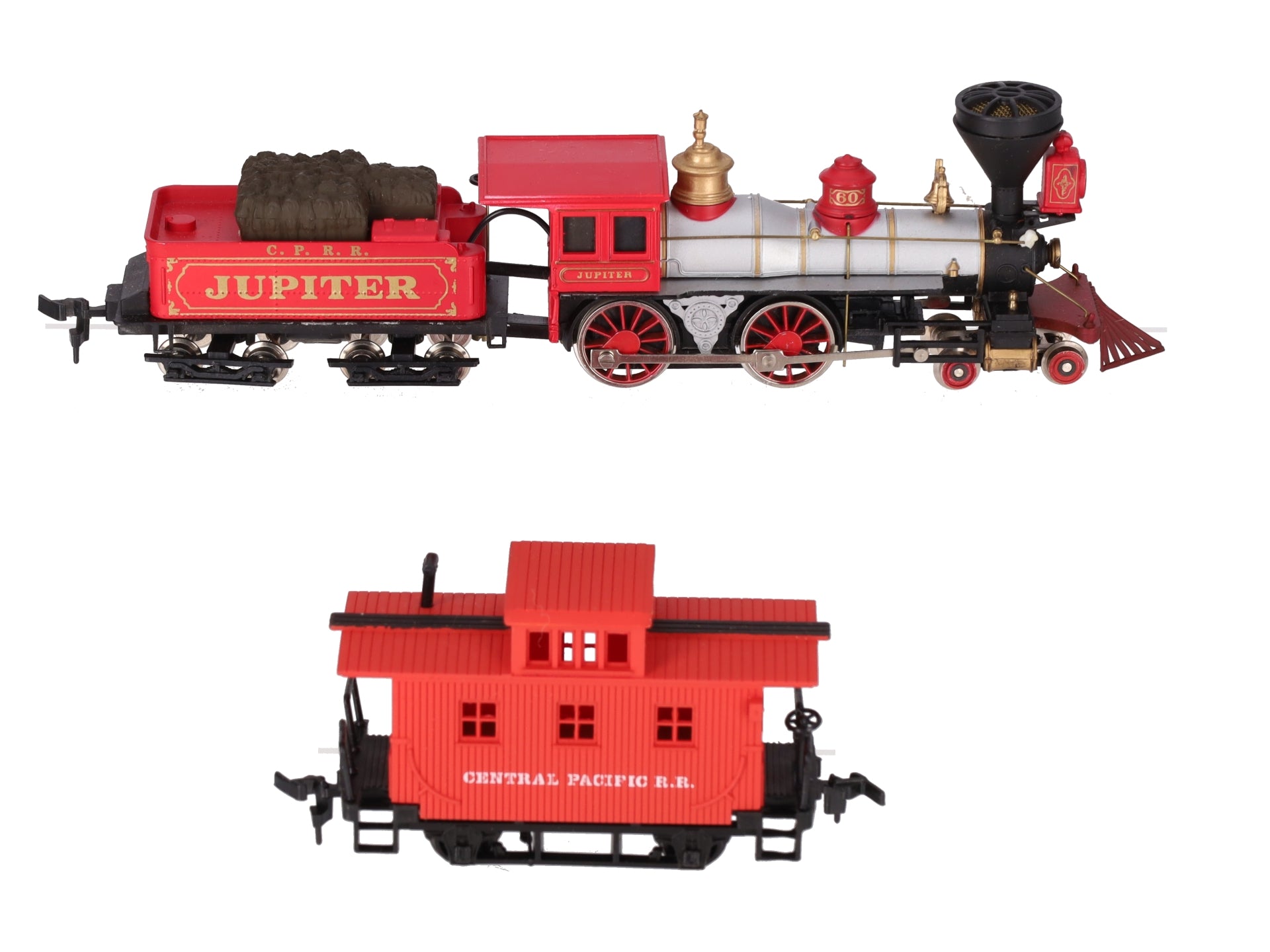 Bachmann 51124 HO Scale CP 4-4-0 Jupiter Steam Locomotive, Tender & Caboose #60 EX/Box