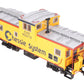 USA Trains R12128 Chessie Illuminated Ext. Vision Caboose #903112 - Metal Wheels EX/Box