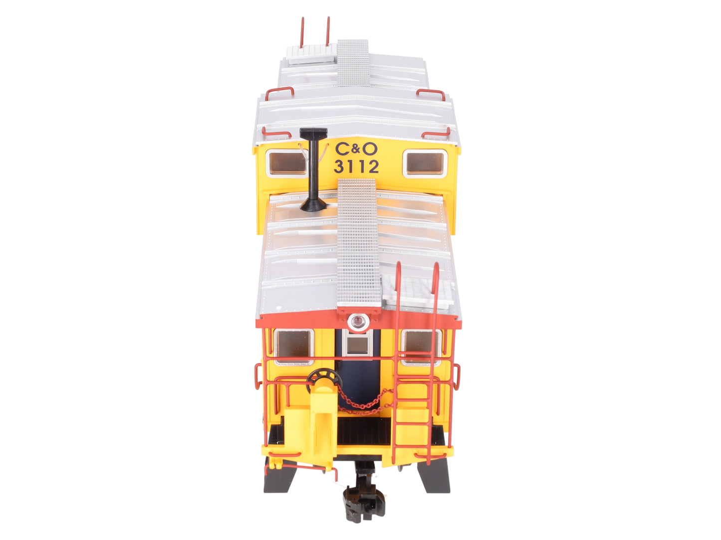 USA Trains R12128 Chessie Illuminated Ext. Vision Caboose #903112 - Metal Wheels EX/Box