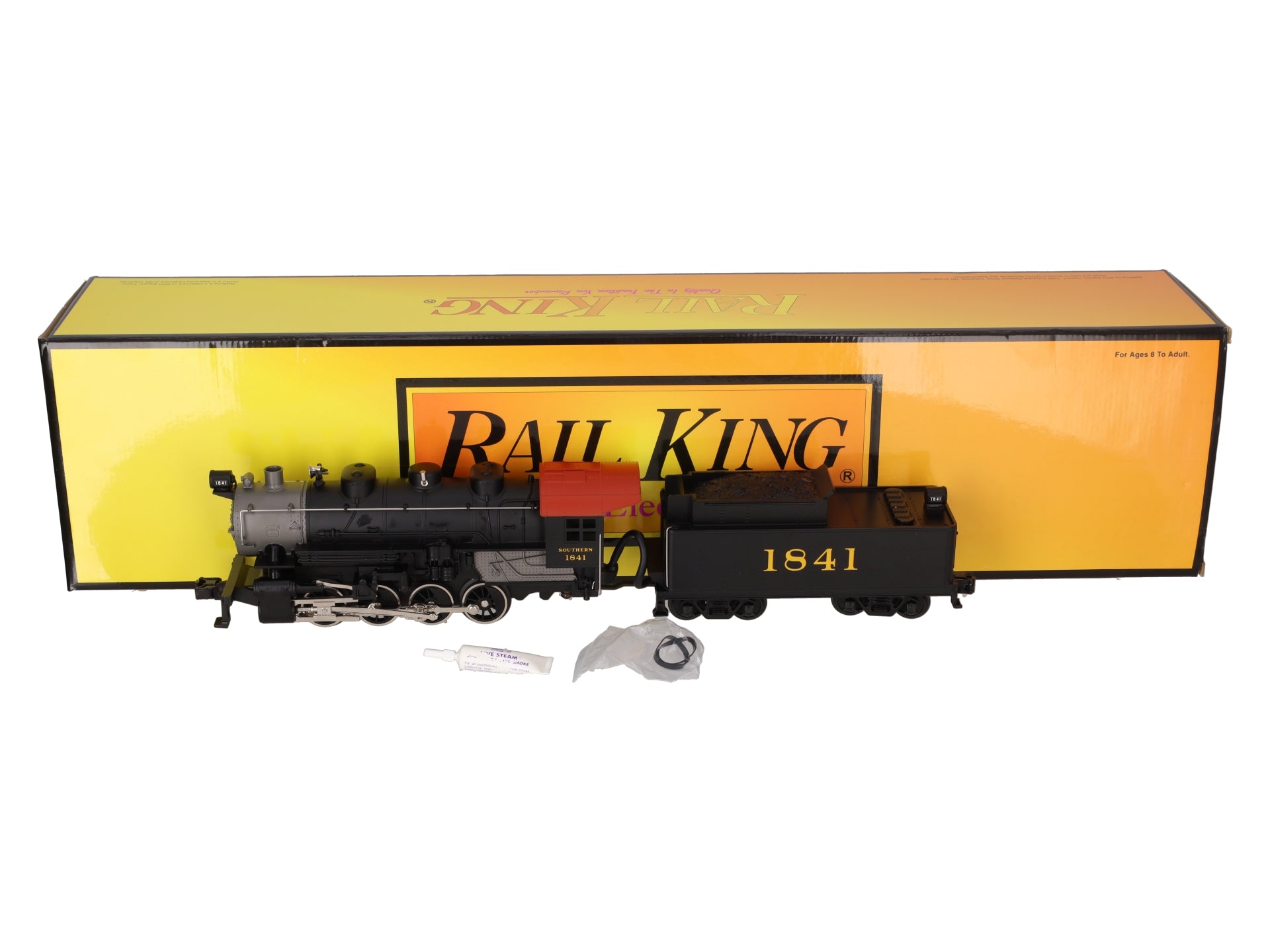 MTH 30-1181-1 Southern 0-8-0 Steam Steam Locomotive & Tender w/PS2 #1841 EX/Box