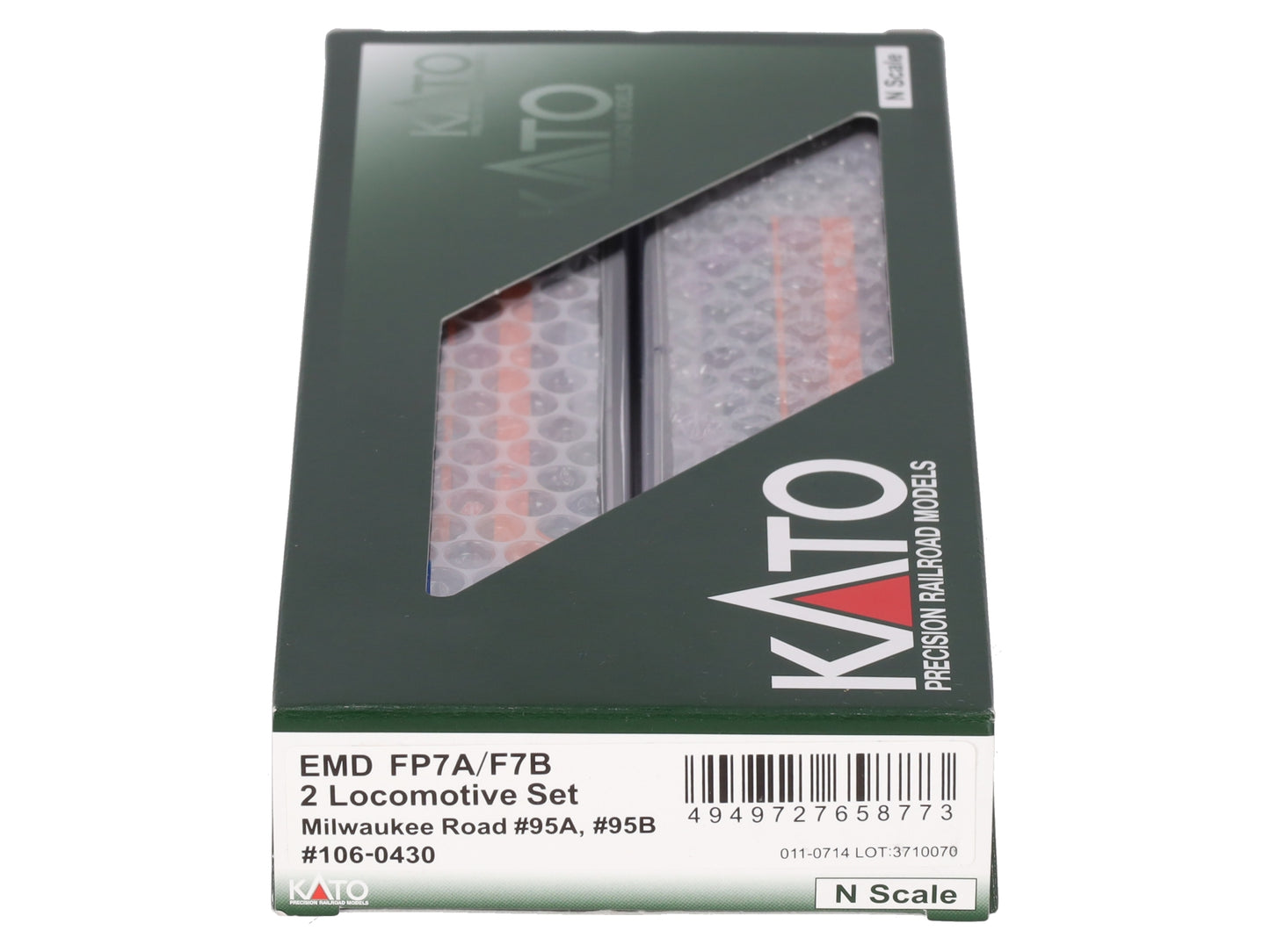 Kato 106-0430 N Milwaukee Road EMD FP7A & F7B Diesel Locomotive #95A/95B  NIB