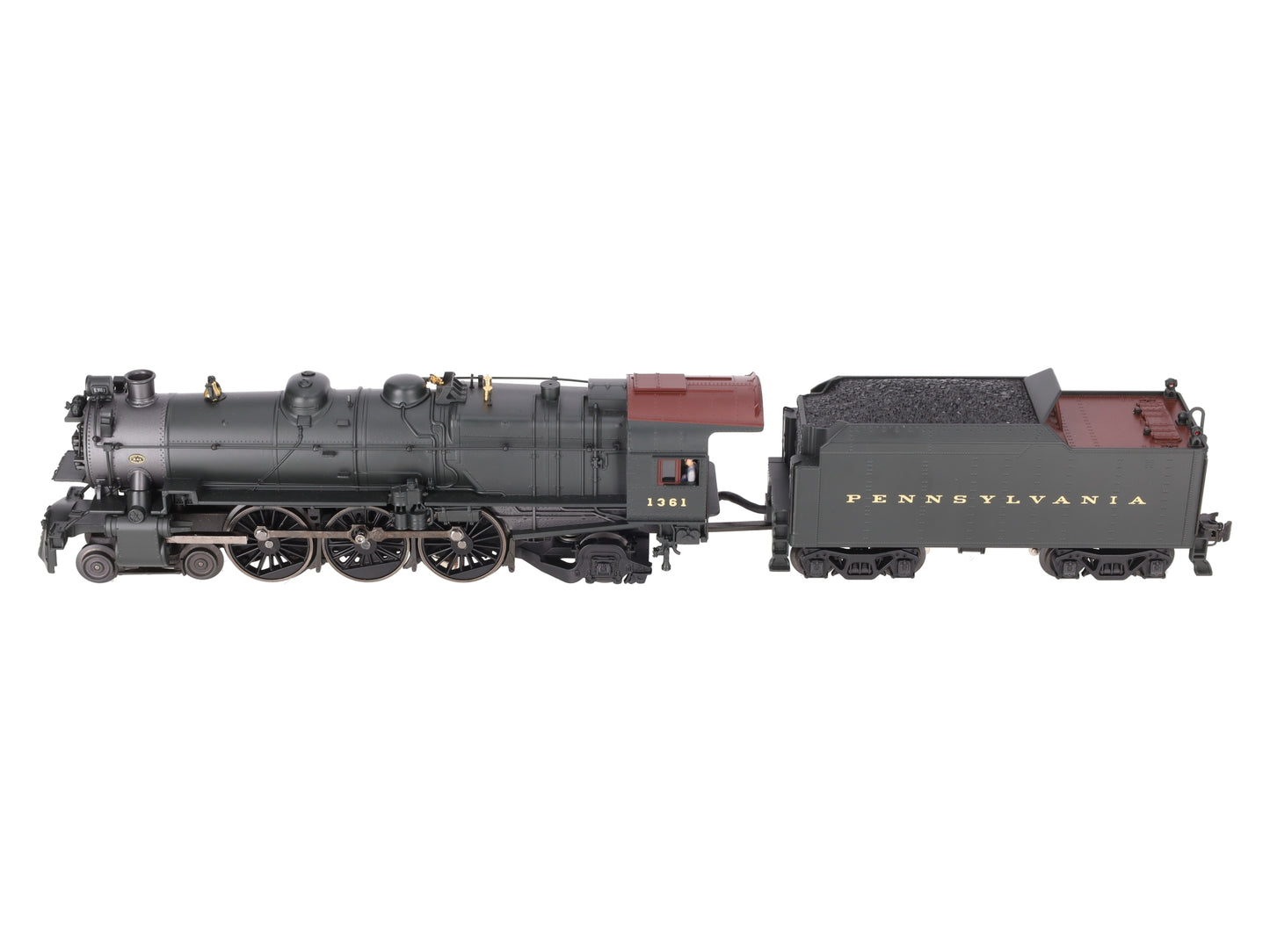 K-Line K3380-1361CC O Gauge PRR K4 Steam Locomotive & Tender #1361 with TMCC EX/Box
