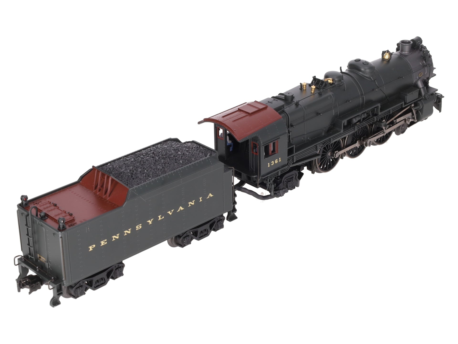 K-Line K3380-1361CC O Gauge PRR K4 Steam Locomotive & Tender #1361 with TMCC EX/Box