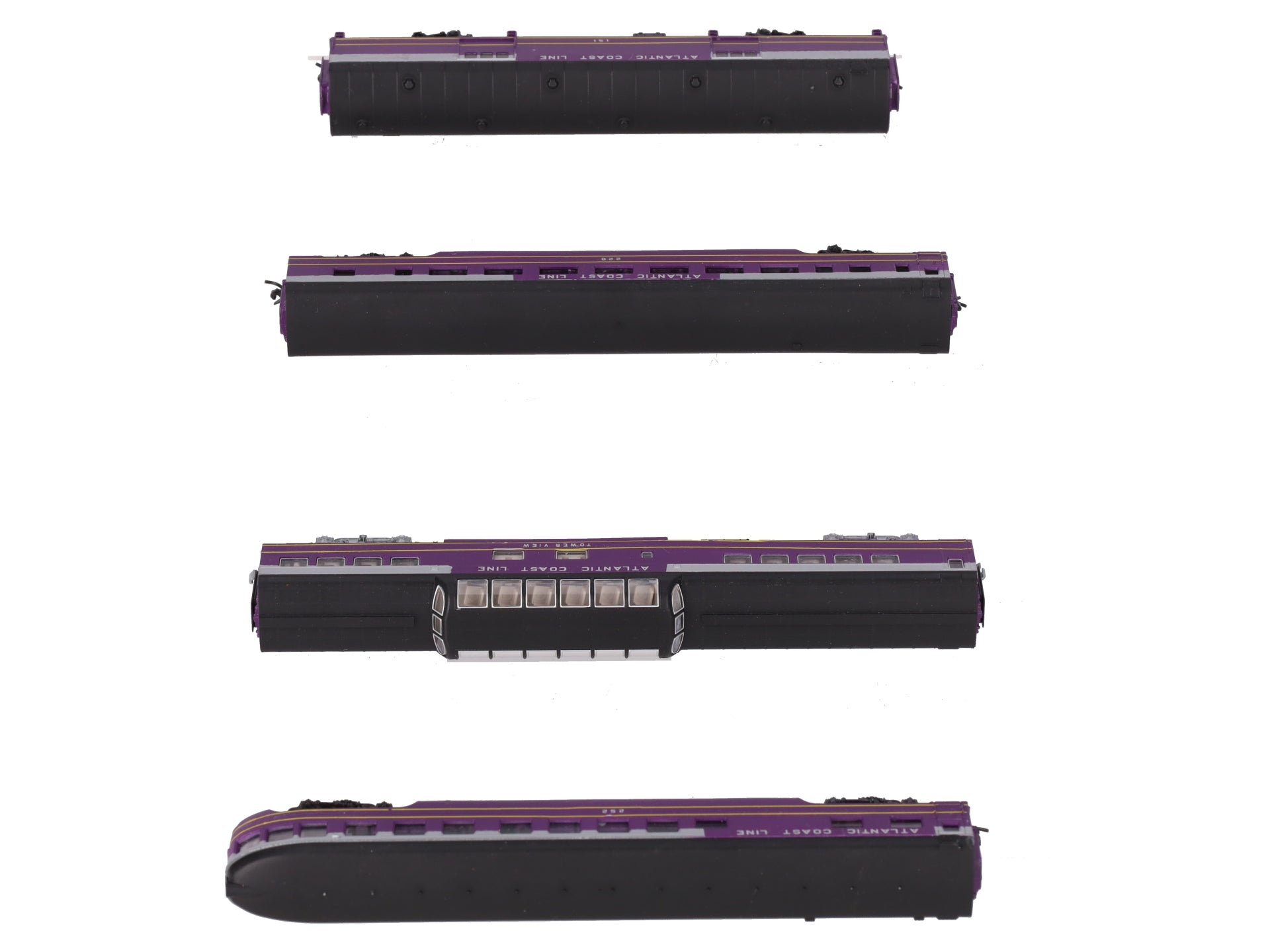 N Scale Atlantic Coast Line Passenger Set w/ DC&DCC Lighting-Custom [4]