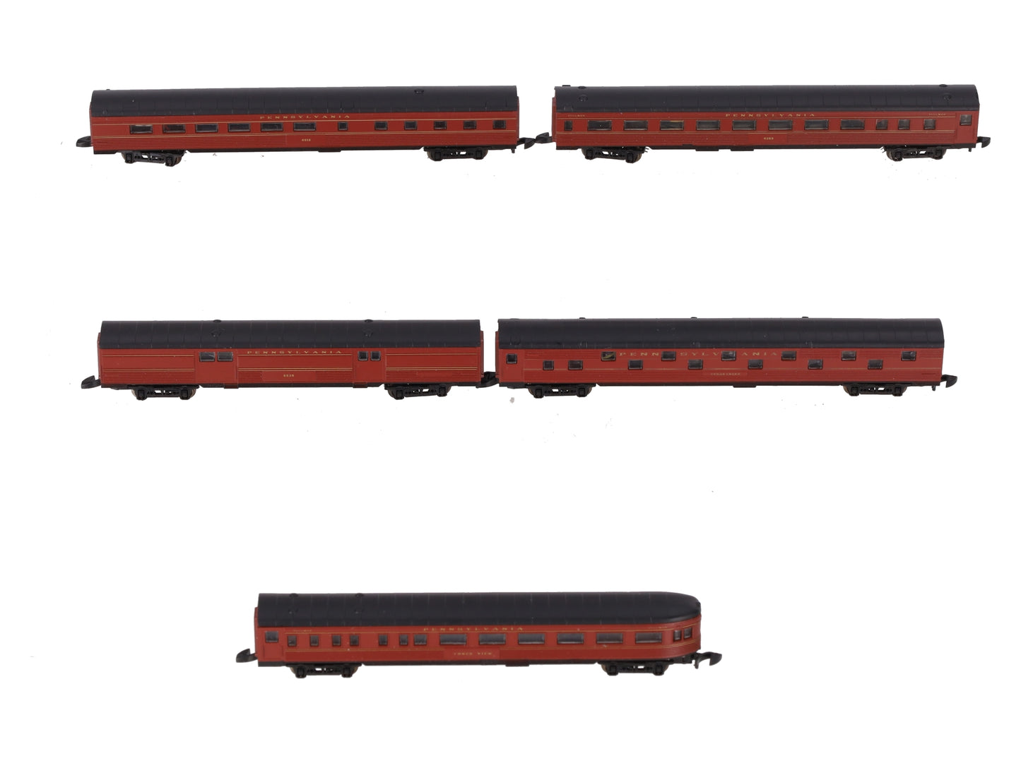 Marklin Z Scale Pennsylvania Railroad Streamliner Passenger Cars (Set of 5) LN