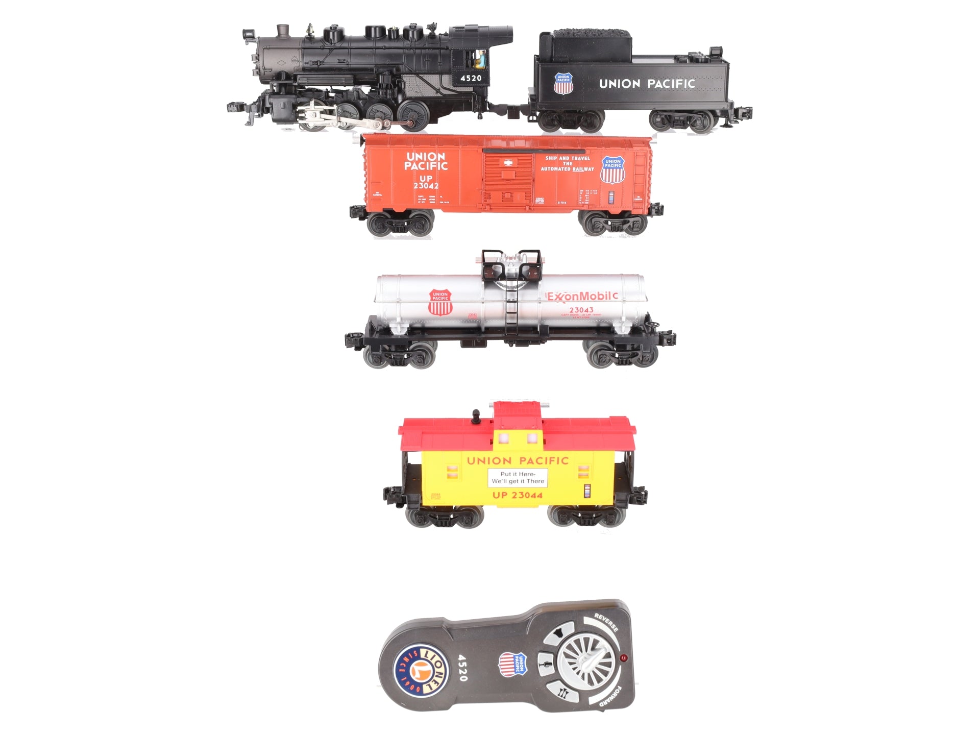 Lionel 1923040 O Gauge UP Flyer LionChief Steam Train Set with Bluetooth EX