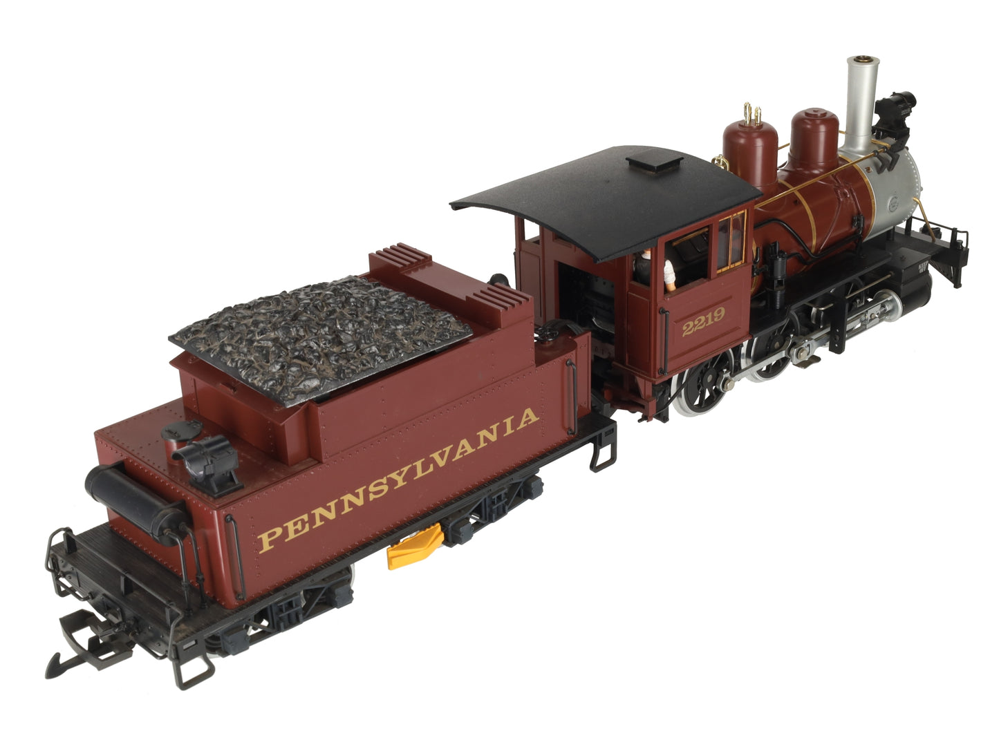 LGB 2219S G Pennsylvania 2-6-0 Mogul Steam Locomotive and Tender EX/Box