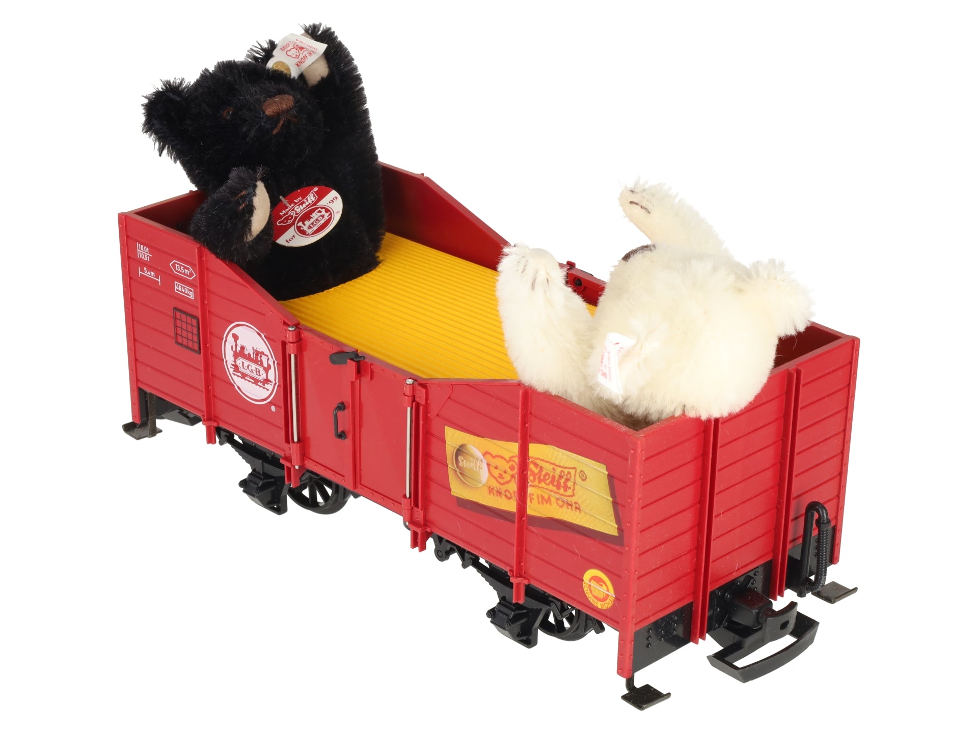 LGB 41220 G Gauge Gondola with 2 Steiff Bears LN/Box