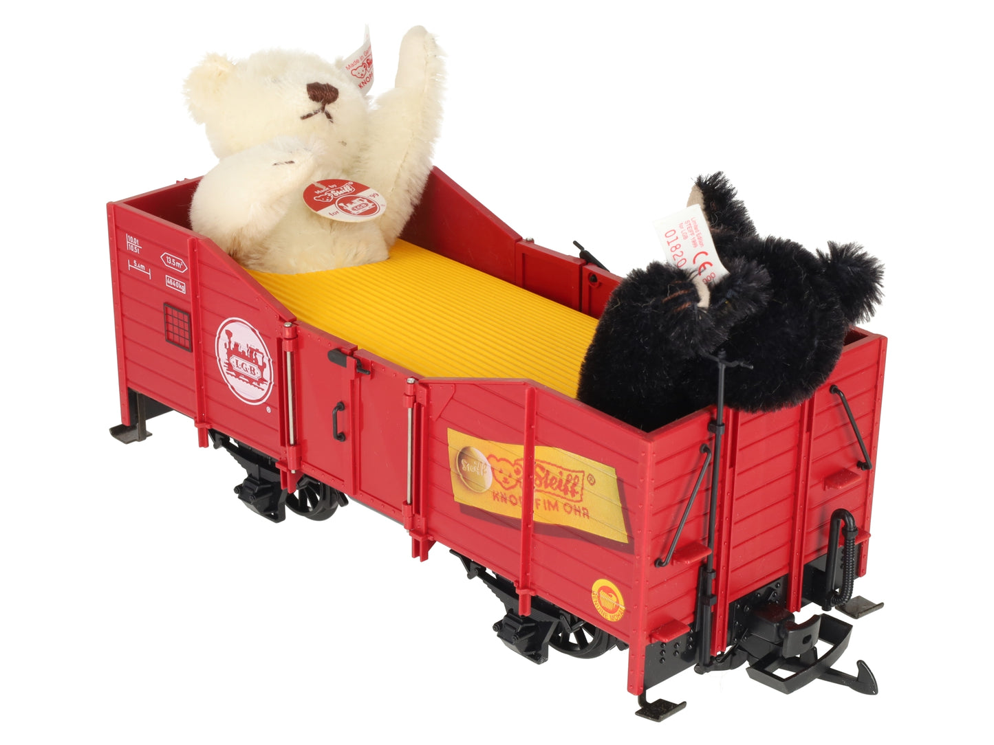 LGB 41220 G Gauge Gondola with 2 Steiff Bears LN/Box