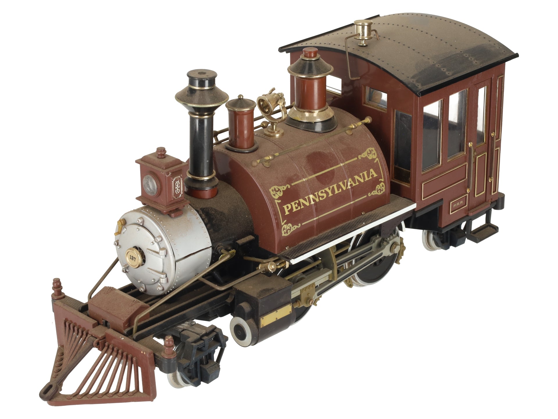 Aristo-Craft 21001 G Scale Pennsylvania Railroad Rogers 2-4-2 Steam Locomotive EX/Box