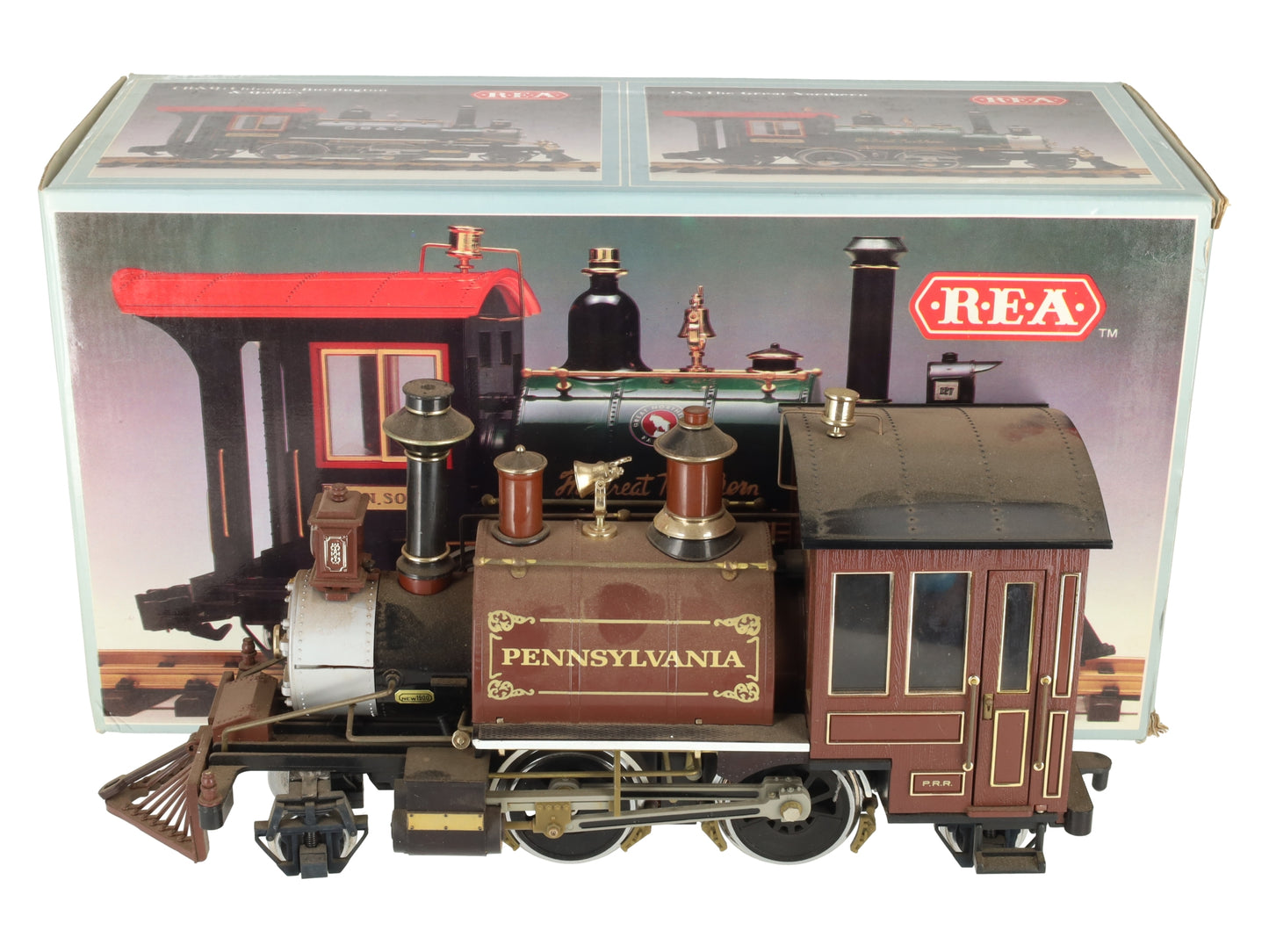 Aristo-Craft 21001 G Scale Pennsylvania Railroad Rogers 2-4-2 Steam Locomotive EX/Box