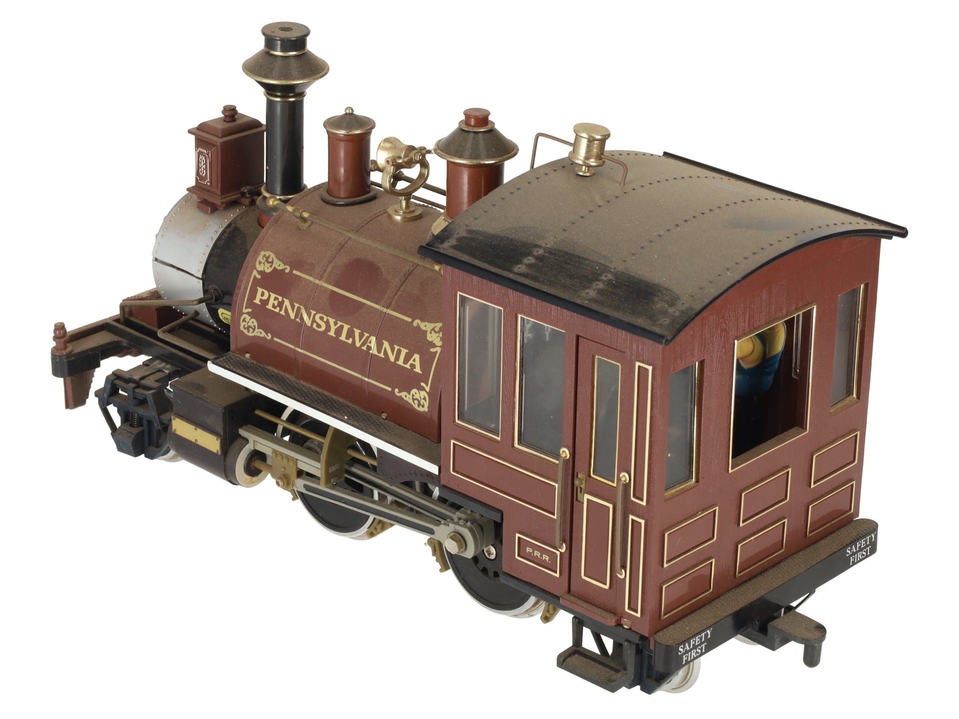 Aristo-Craft 21001 G Scale Pennsylvania Railroad Rogers 2-4-2 Steam Locomotive EX/Box