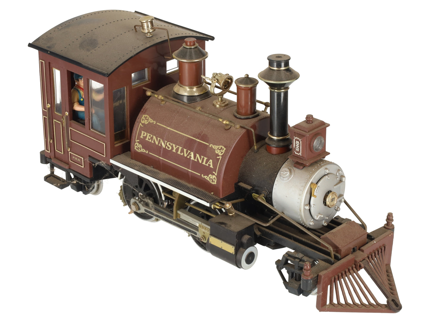 Aristo-Craft 21001 G Scale Pennsylvania Railroad Rogers 2-4-2 Steam Locomotive EX/Box