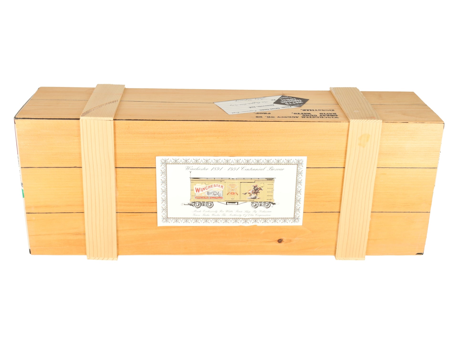 LGB 47670 G Scale Winchester Rifles Boxcar MT/Box
