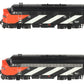 Athearn G2626 HO GTW F-3A/F-3A Diesel Locomotive Set #9021 & #9008 EX/Box