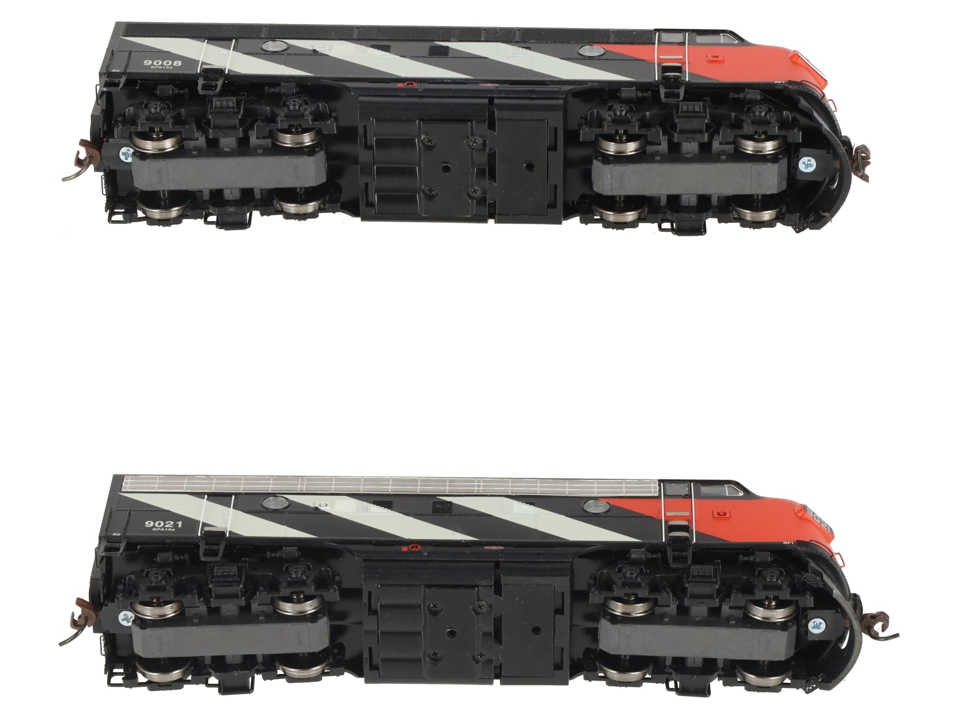 Athearn G2626 HO GTW F-3A/F-3A Diesel Locomotive Set #9021 & #9008 EX/Box