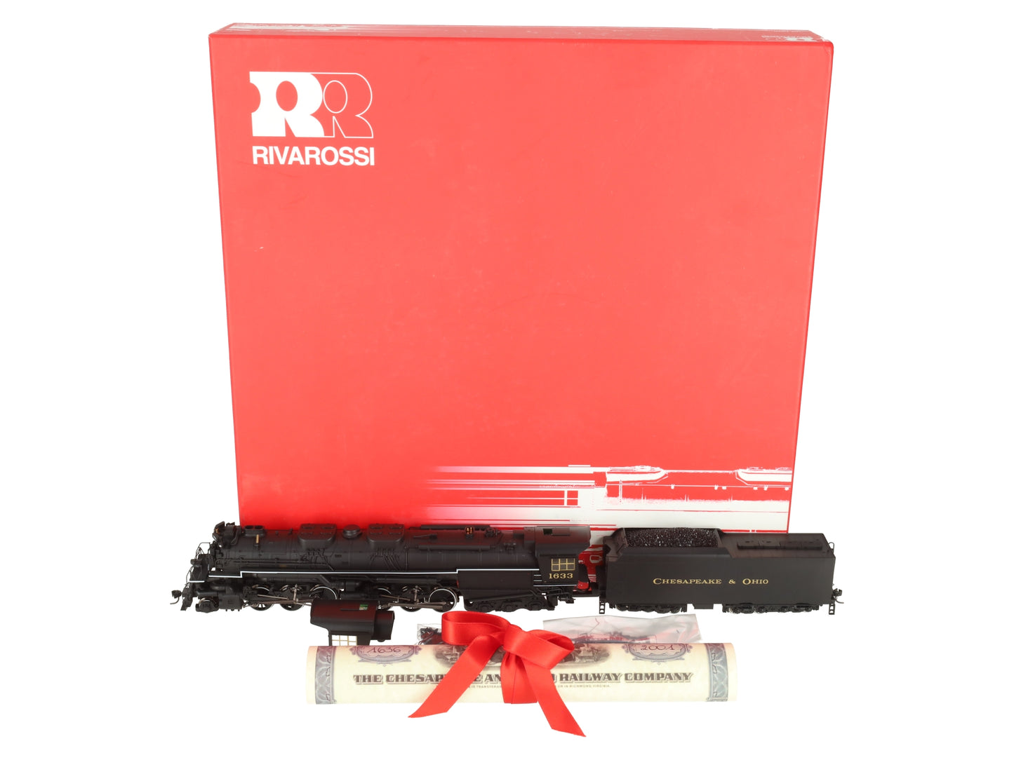Rivarossi R5454 HO Scale C&O Class 2-6-6-6 Steam Locomotive & Tender #1633 LN/Box