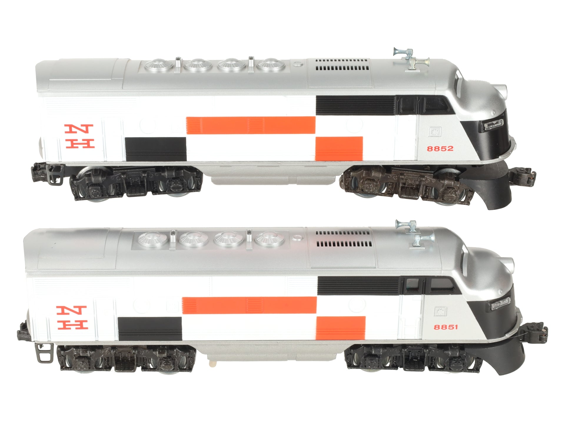 Lionel 6-8851 O Gauge New Haven F3 AA Diesel Locomotive Set #8851/8852 LN/Box