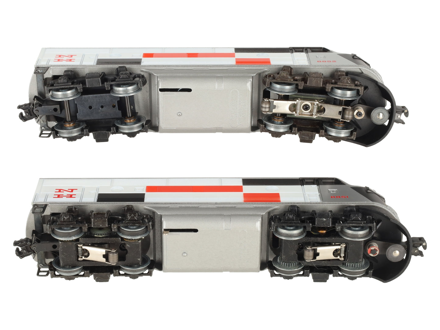 Lionel 6-8851 O Gauge New Haven F3 AA Diesel Locomotive Set #8851/8852 LN/Box