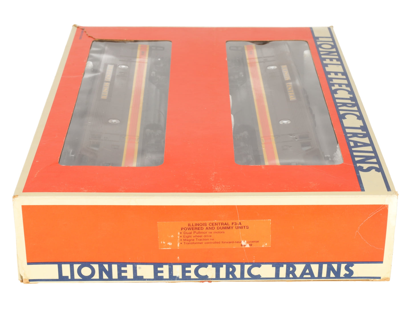 Lionel 6-8580 O Gauge Illinois Central F3 AA Diesel Locomotive Set LN/Box