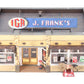 Woodland Scenics BR5851 O Scale Built-&-Ready J. Frank's Grocery Building VG