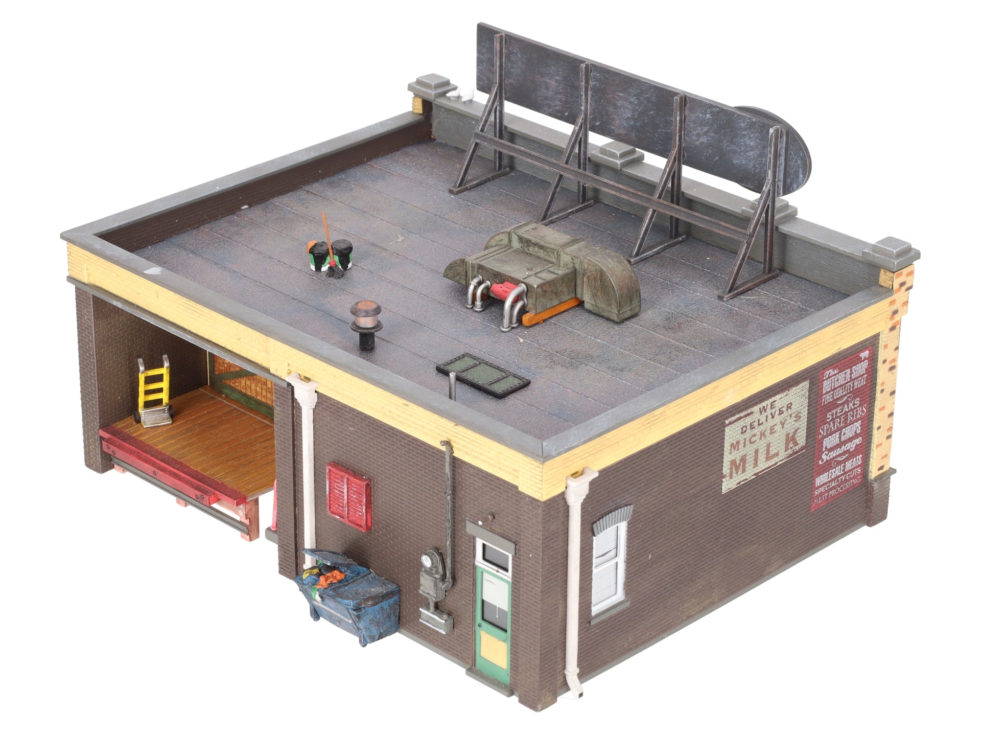Woodland Scenics BR5851 O Scale Built-&-Ready J. Frank's Grocery Building VG