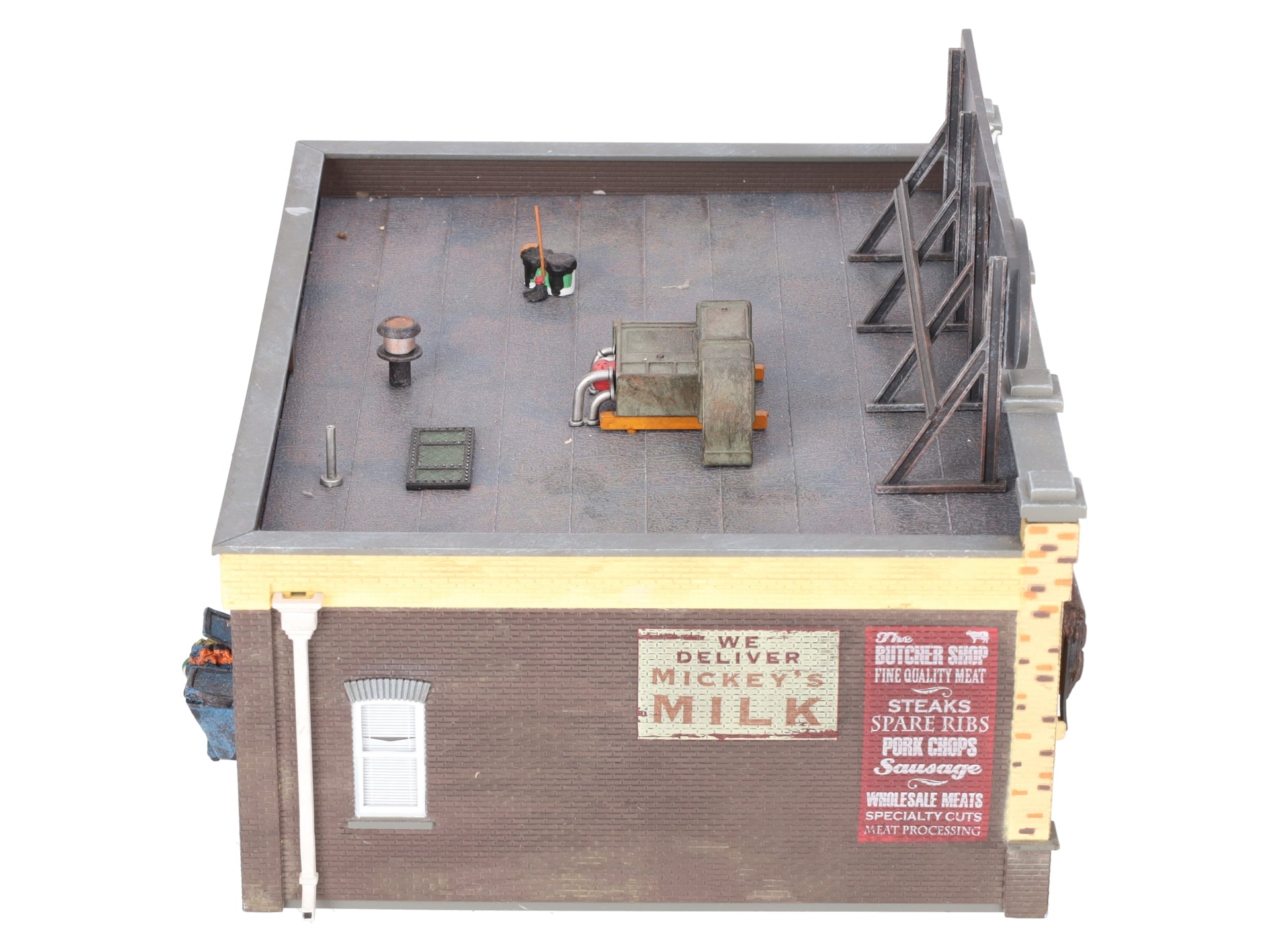 Woodland Scenics BR5851 O Scale Built-&-Ready J. Frank's Grocery Building VG