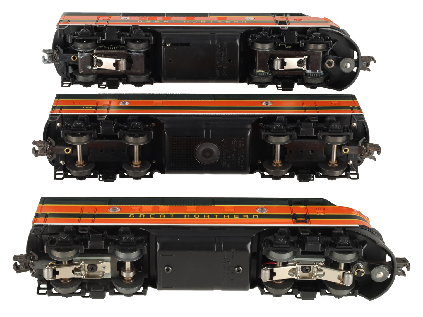 Lionel 6-11724 O Gauge Great Northern F3 ABA Diesel Locomotive Set LN/Box