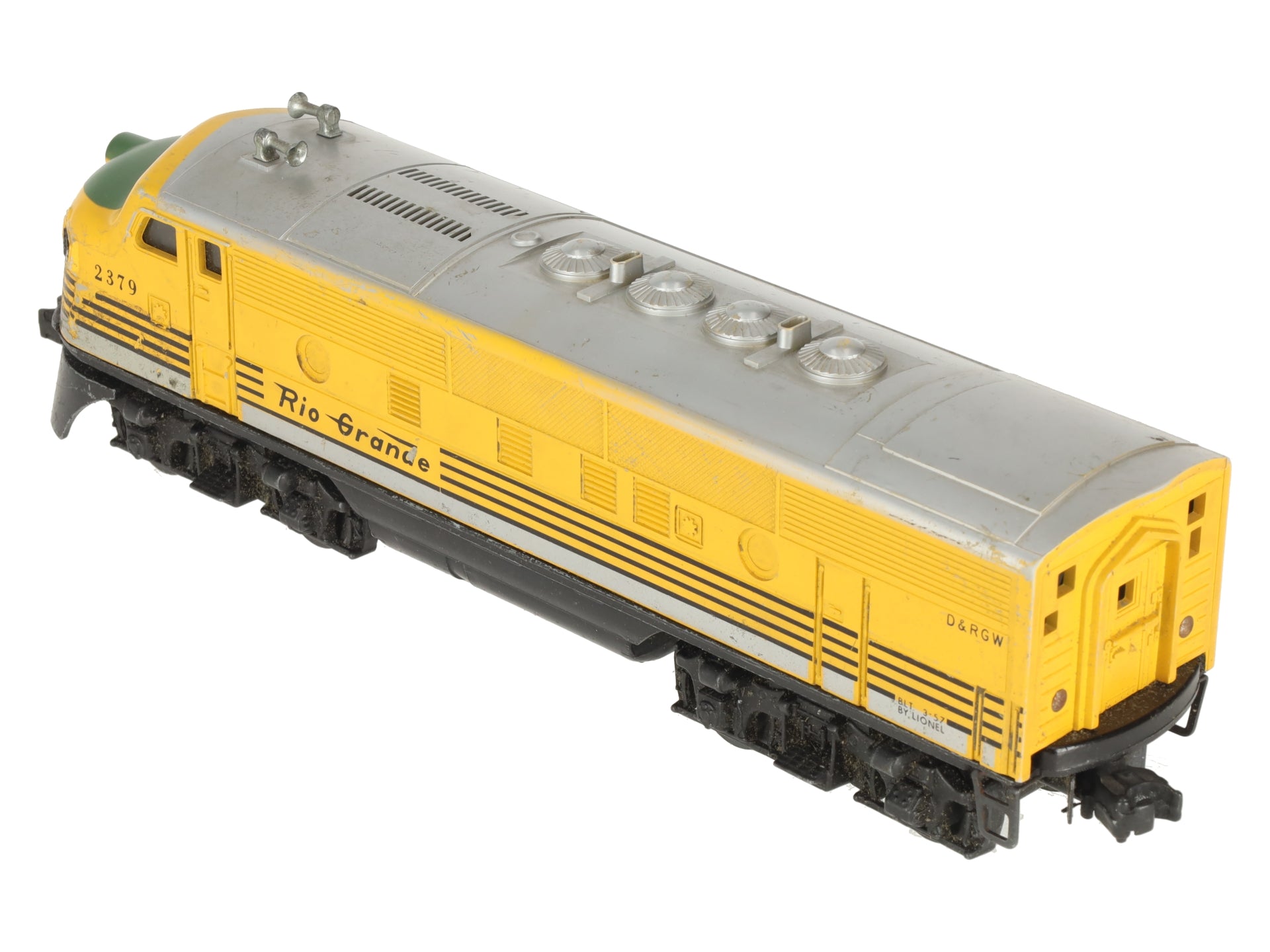Lionel 2379 Vintage O Rio Grande F3 Powered Diesel Locomotive VG