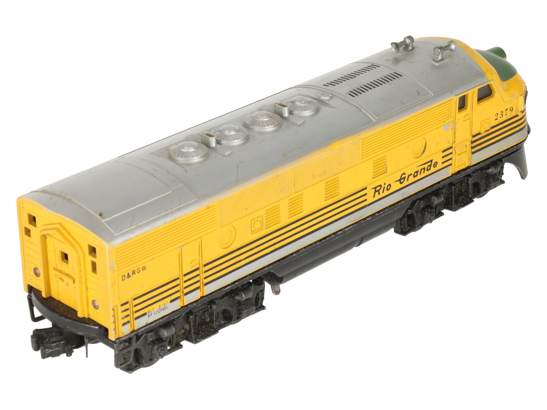 Lionel 2379 Vintage O Rio Grande F3 Powered Diesel Locomotive VG