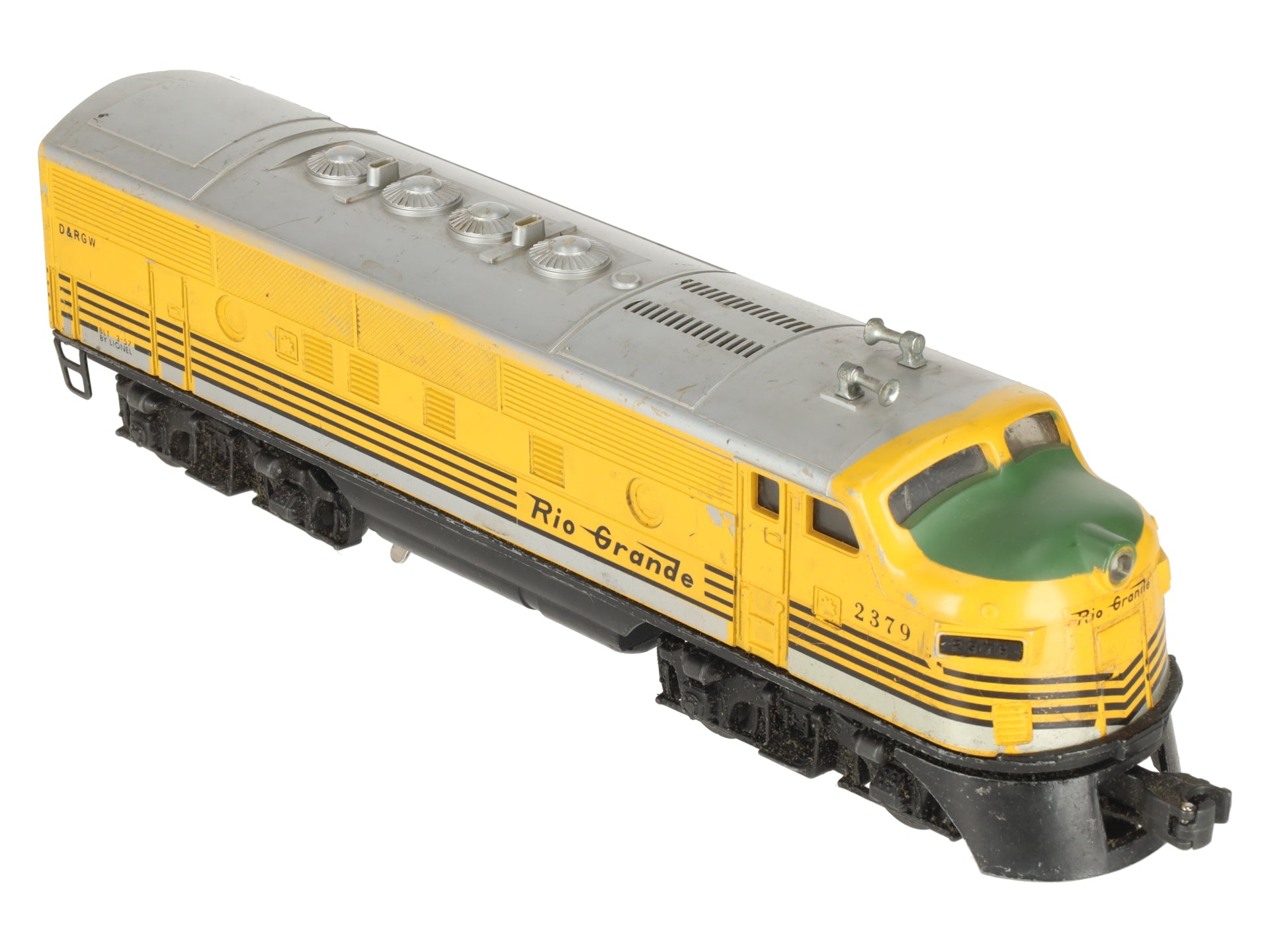 Lionel 2379 Vintage O Rio Grande F3 Powered Diesel Locomotive VG