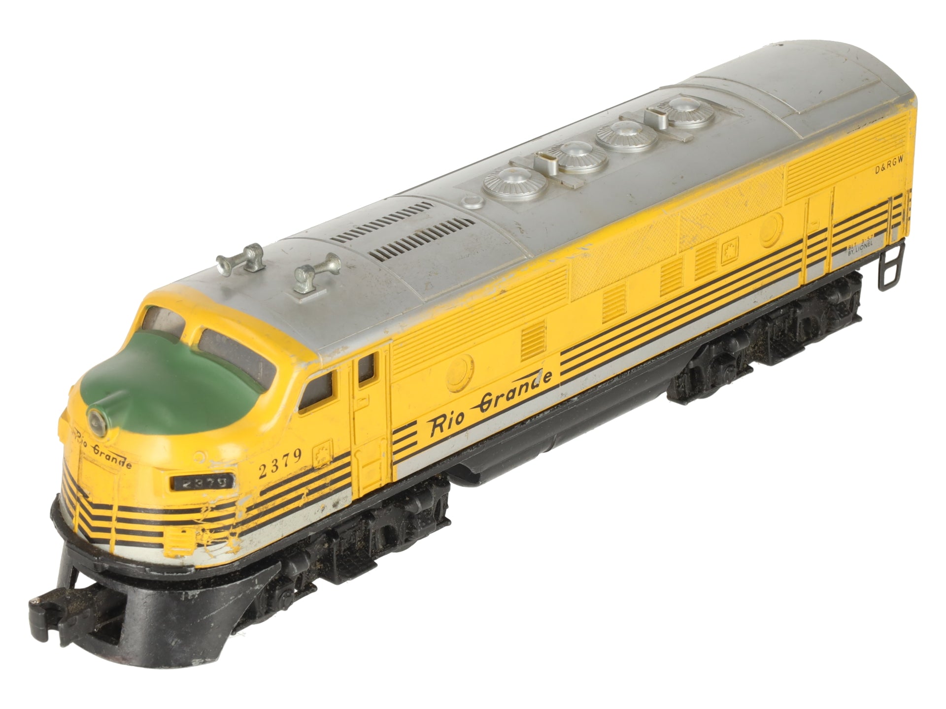 Lionel 2379 Vintage O Rio Grande F3 Powered Diesel Locomotive VG