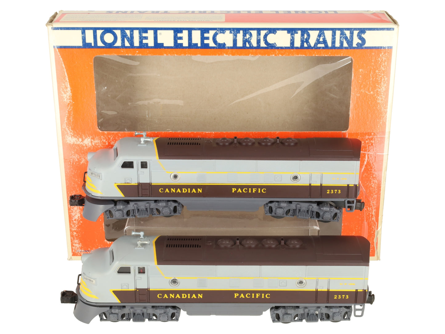 Lionel 2373 Vintage O Canadian Pacific F3 AA Diesel Locomotive Set EX