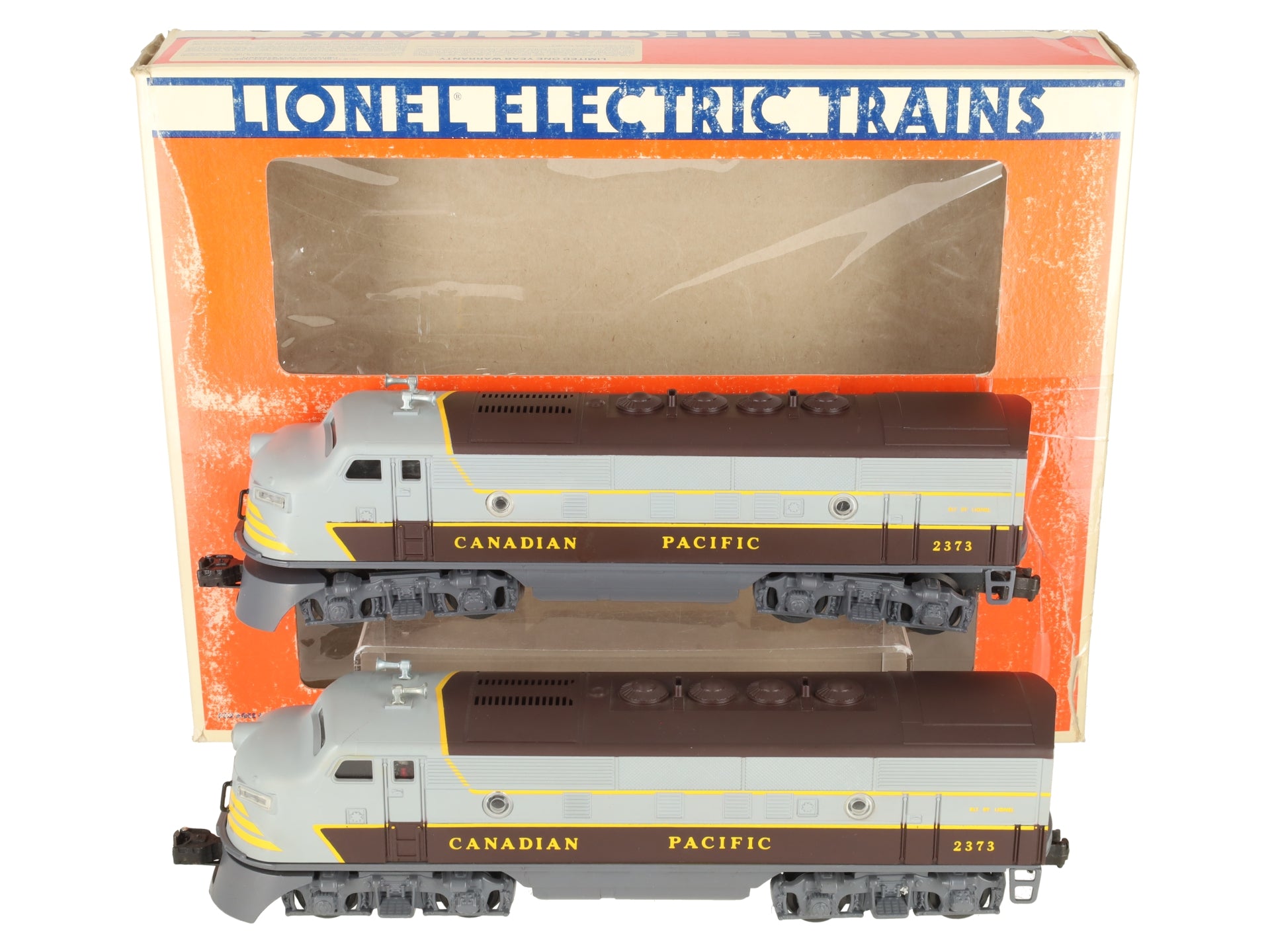 Lionel 2373 Vintage O Canadian Pacific F3 AA Diesel Locomotive Set EX