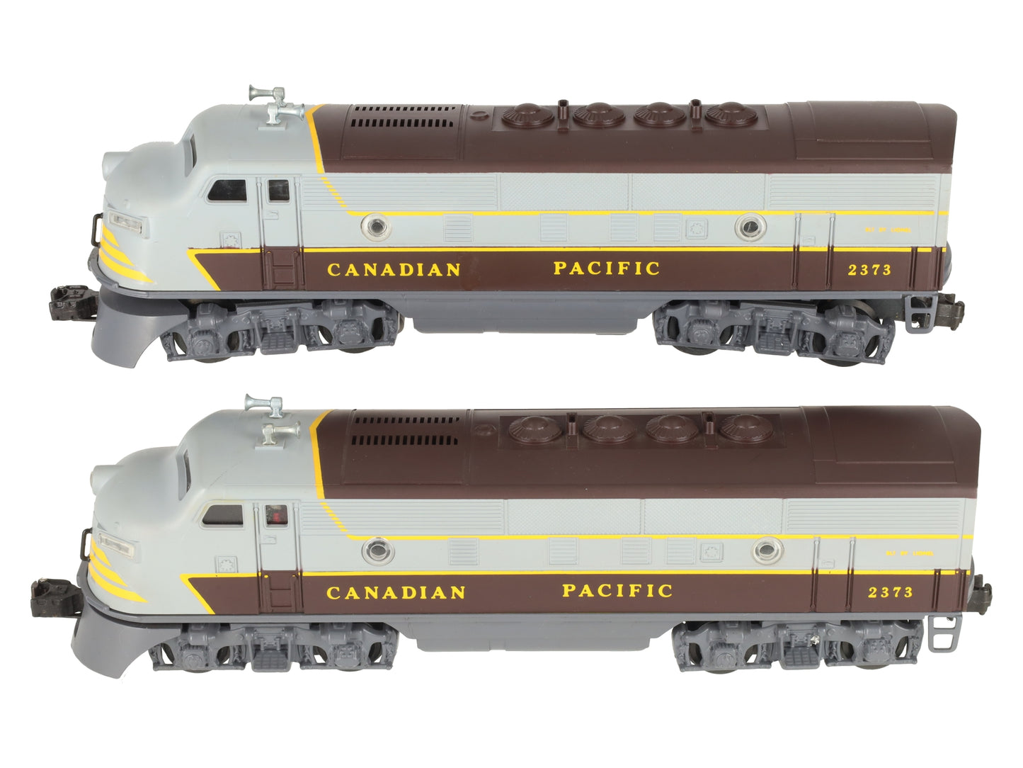 Lionel 2373 Vintage O Canadian Pacific F3 AA Diesel Locomotive Set EX