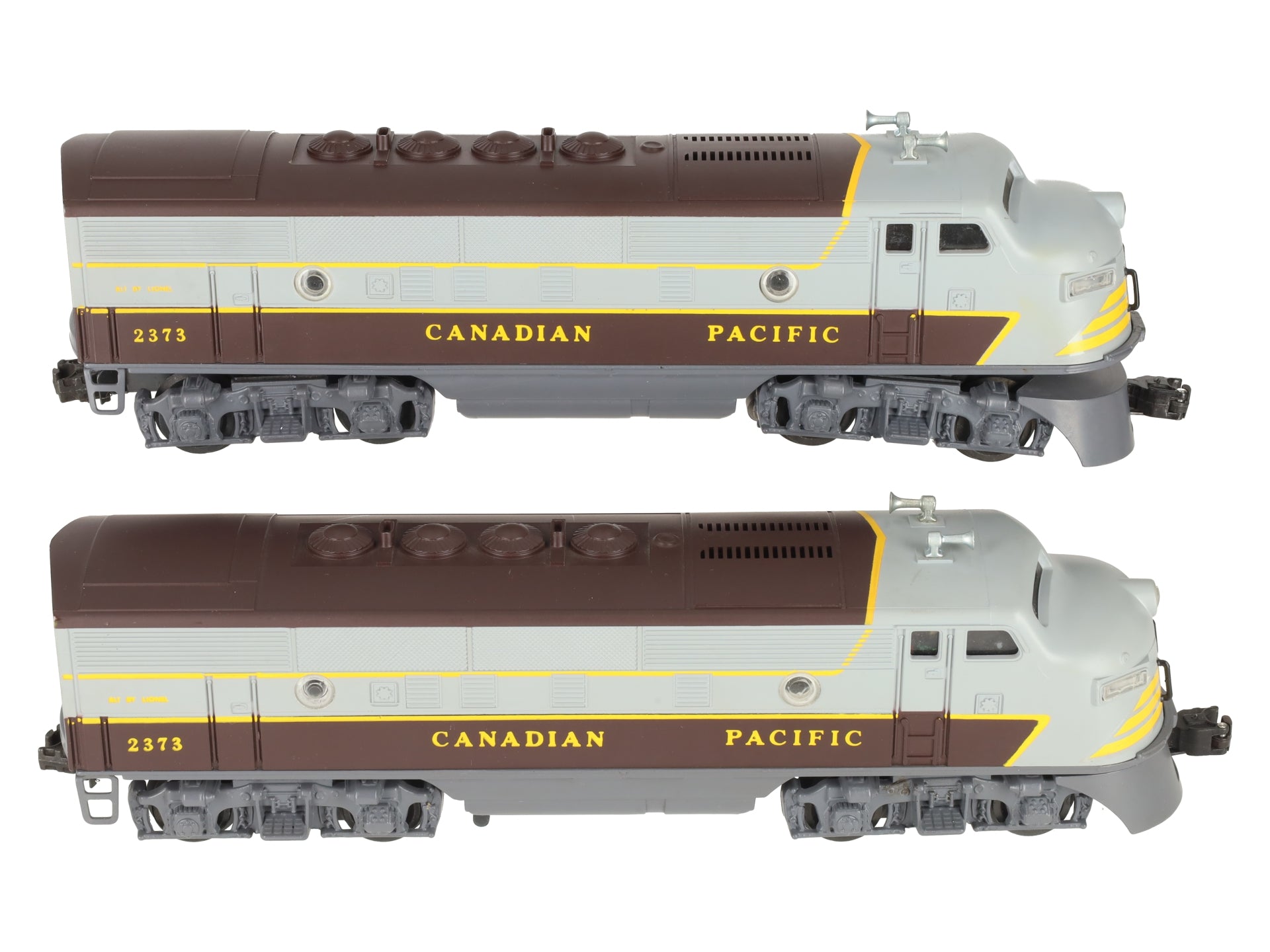 Lionel 2373 Vintage O Canadian Pacific F3 AA Diesel Locomotive Set EX
