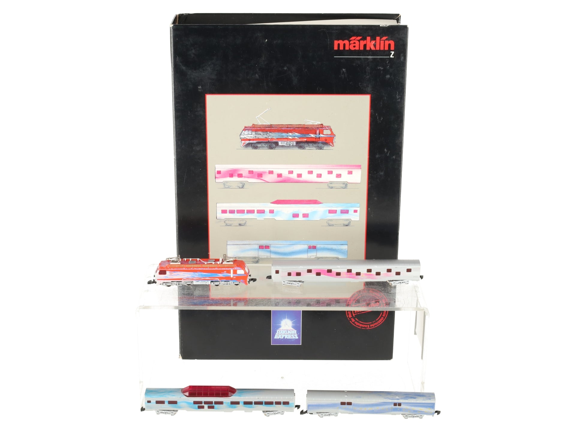 Marklin 8117 Z Scale Starlight Express “Electra“ Electric Passenger Train Set LN/Box