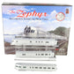 Con-Cor 001-8721 HO Burlington The Zephyr Streamline Motor Train Cars (Set of 3) LN/Box